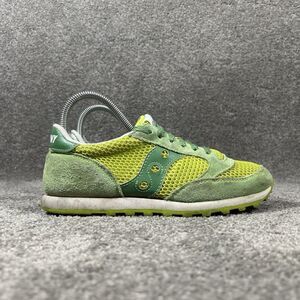 Saucony Jazz Low Vintage 1736-4 Women’s Size 6.5 Green Suede Mesh Running Shoes
